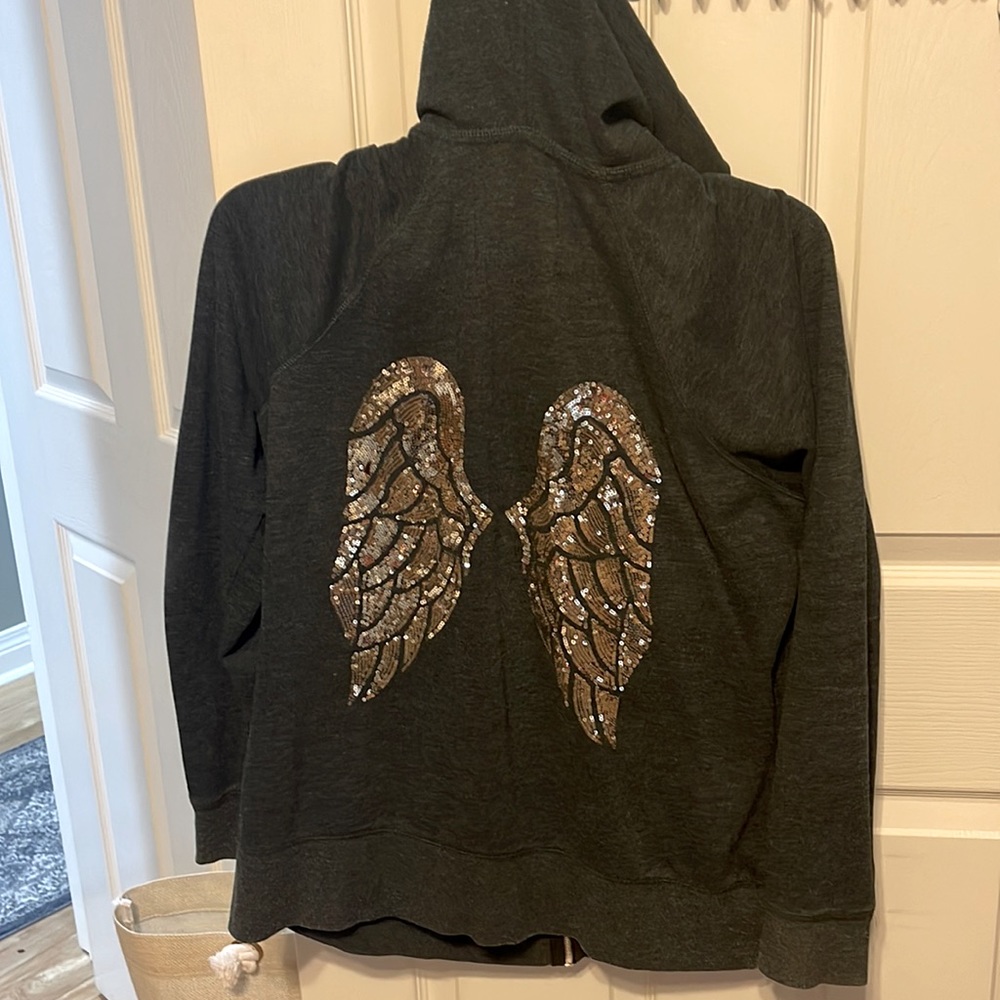 Victoria’s Secret Angel Collection Zip-Up Sweatshirt with Hood- Large